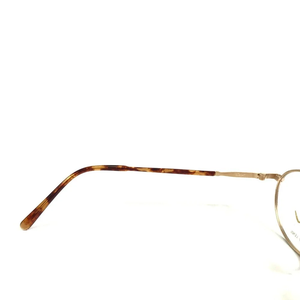 Vintage Tura Eyeglasses Frames MOD.769 TOR Tortoise Matte Gold Round 50-18-140